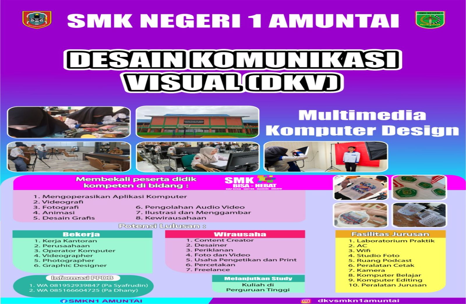 Banner Desain Komunikasi Visual SMKN 1 Amuntai