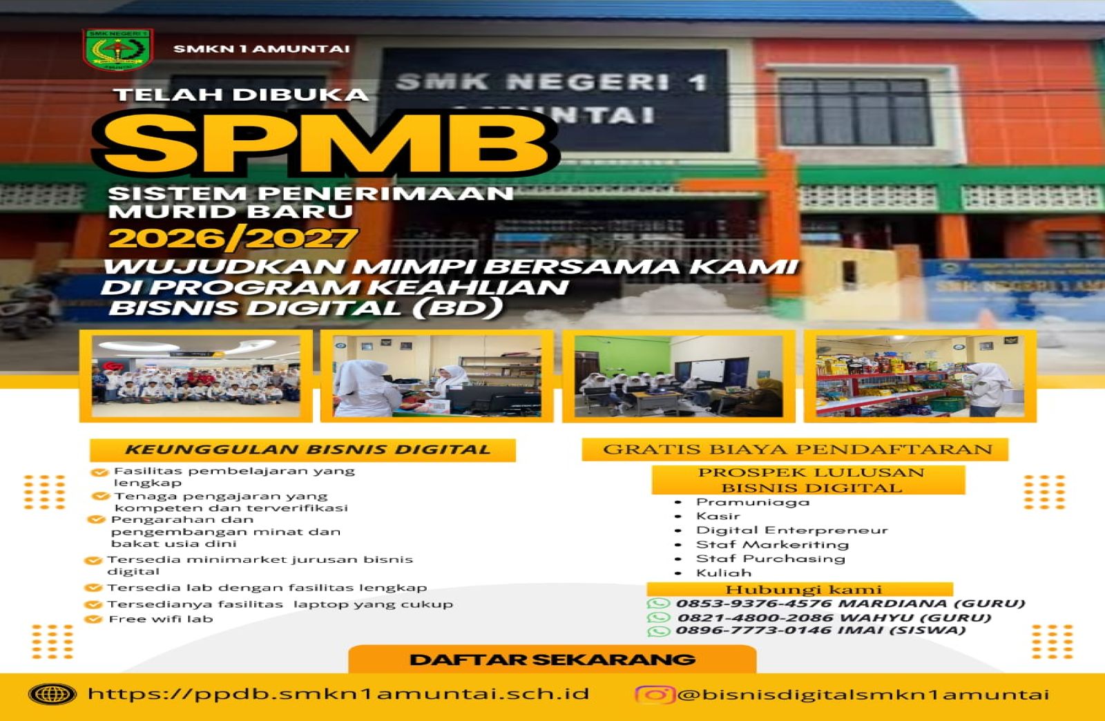 Banner Bisnis Digital SMKN 1 Amuntai